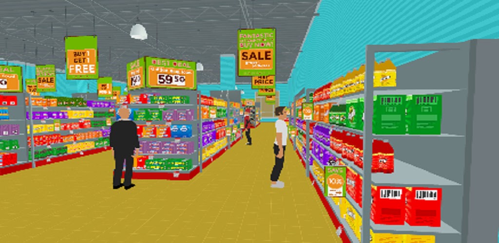 Supermarket cashier simulator